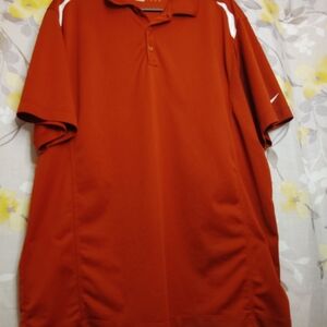 Nike Men's Red Golf Polo Shirt
